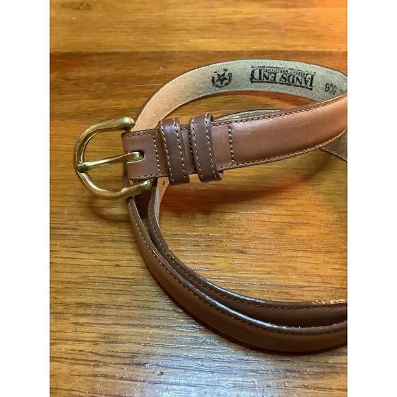 Lands' End Other - Land’s End Leather Belt Mens size 32”